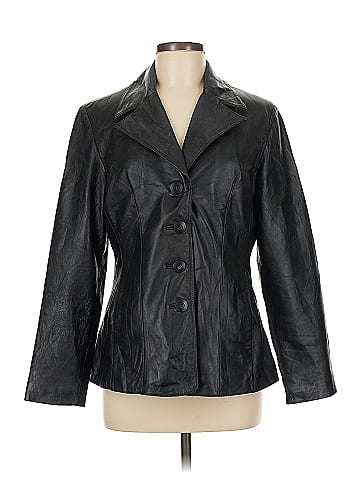 Wilsons Leather Maxima Classic Black Leather Jacket Maxima (view 1)