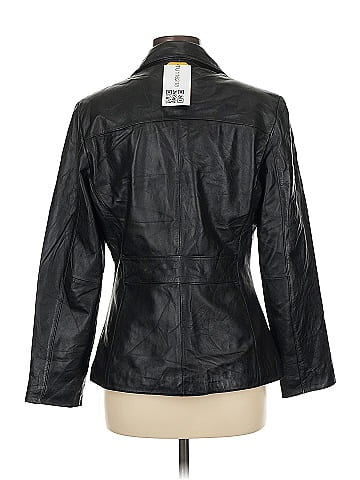 Wilsons Leather Maxima Classic Black Leather Jacket Maxima (view 2)