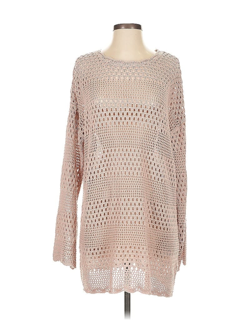 Pre-owned Assorted Brands Pullover Sweater In Brown