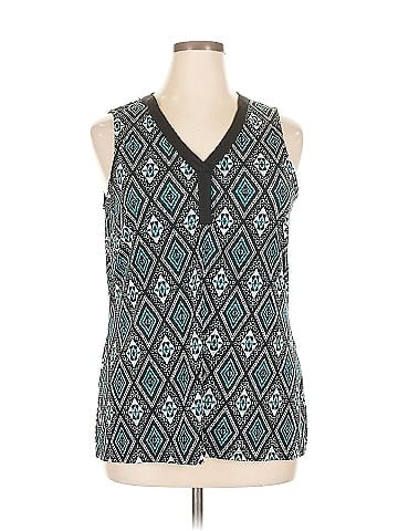 AB Studio Sleeveless Blouse (view 1)