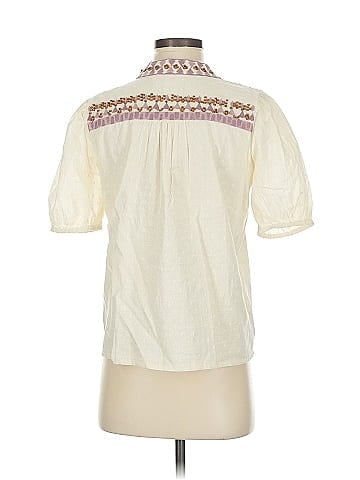 Forever That Girl for Anthropologie Short Sleeve Blouse (view 2)