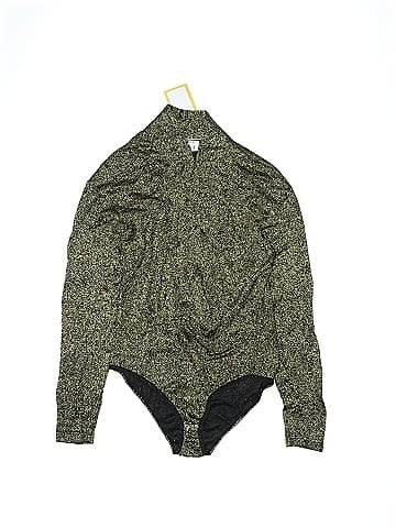 Kenar Gold Glittery Bodysuit from Kenar (view 1)