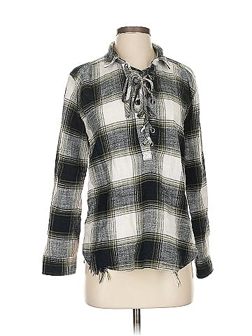 American Eagle Shoes Long Sleeve Blouse (view 1)