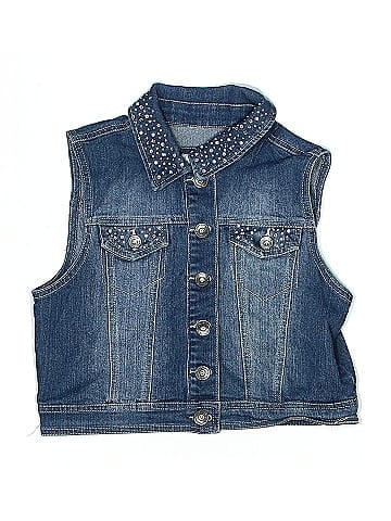 Justice Denim Vest (view 1)