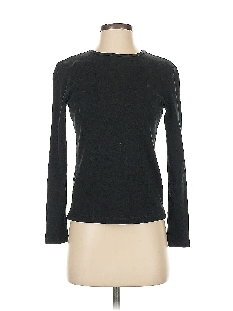 Pre-owned Polo Ralph Lauren Long Sleeve T-shirt In Black