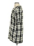 Olive Plaid Gray Casual Dress Size S - photo 5