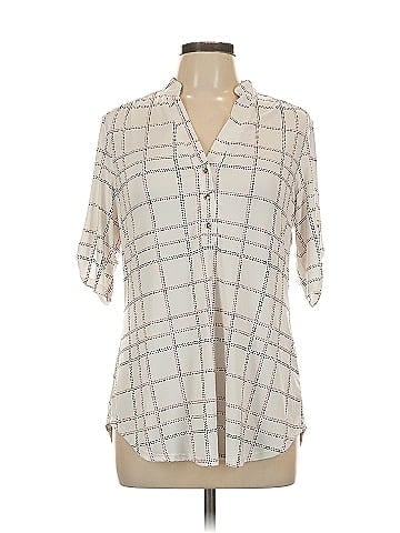 Perseption Concept 3/4 Sleeve Button-Down Shirt (view 1)