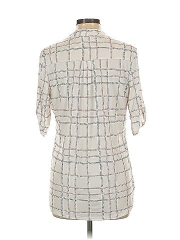 Perseption Concept 3/4 Sleeve Button-Down Shirt (view 2)