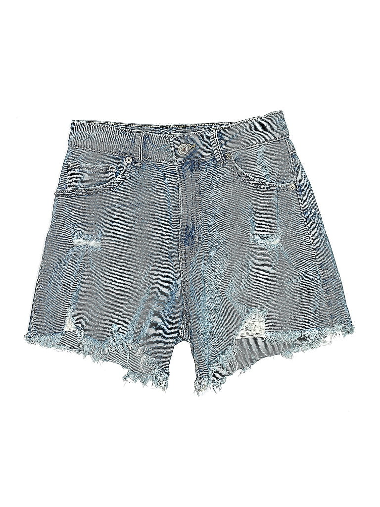 Pre-owned Happily Grey Denim Shorts In Blue