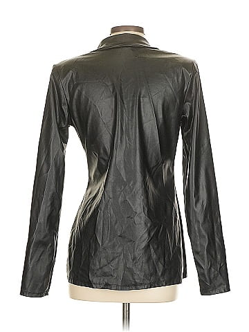 PrettyLittleThing Faux Leather Jacket (view 2)