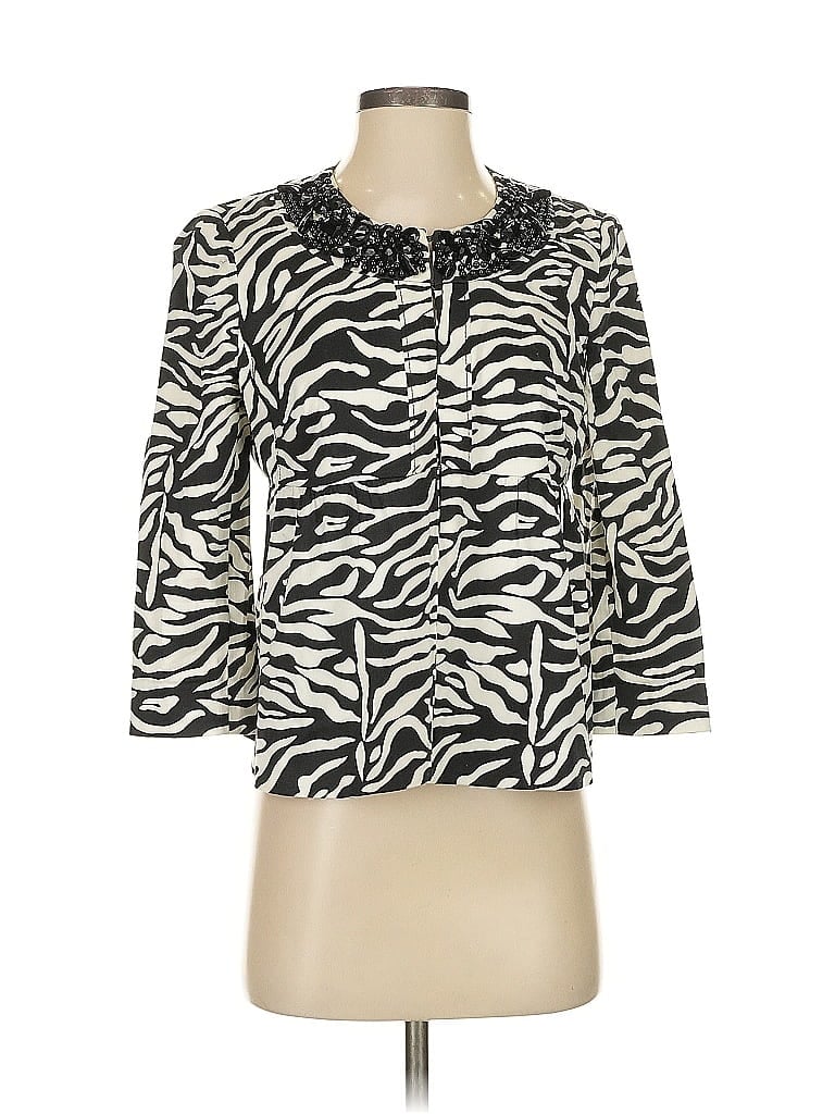 Pre-owned Inc International Concepts Jacket In White