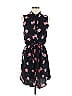 Divided by H&M 100% Viscose Floral Black Casual Dress Size EU 40 / US 10 - photo 1