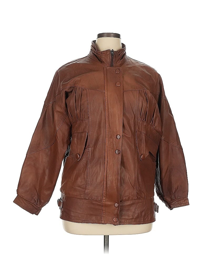 Pre-owned Unbranded Jacket In Brown