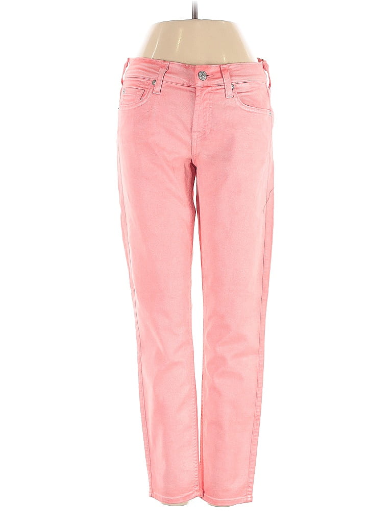 Pre-owned 7 For All Mankind Jeans In Pink