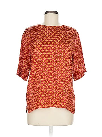 Anne Klein II Short Sleeve Silk Top (view 1)