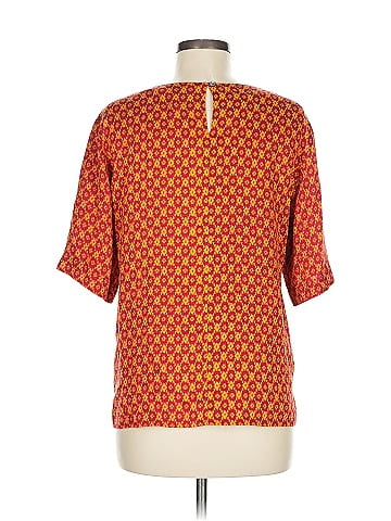 Anne Klein II Short Sleeve Silk Top (view 2)