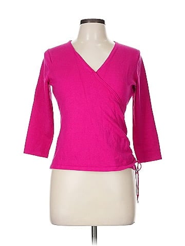 Bethany Purple Silk Blend 3/4 Sleeve (view 1)