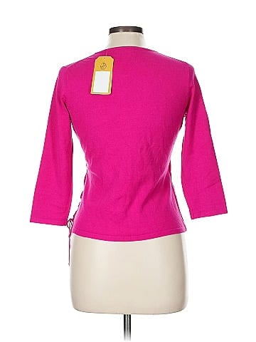 Bethany Purple Silk Blend 3/4 Sleeve (view 2)