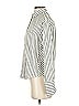 Pharaoh Stripes Ivory Long Sleeve Button-Down Shirt Size XS (0) - photo 5