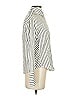 Pharaoh Stripes Ivory Long Sleeve Button-Down Shirt Size XS (0) - photo 4