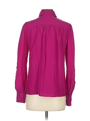 Tegan Long Sleeve Silk Top (view 2)