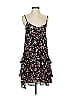 Leith 100% Polyester Floral Black Casual Dress Size S - photo 1