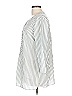Talbots Outlet 100% Cotton Silver 3/4 Sleeve Blouse Size L - photo 5