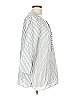 Talbots Outlet 100% Cotton Silver 3/4 Sleeve Blouse Size L - photo 4