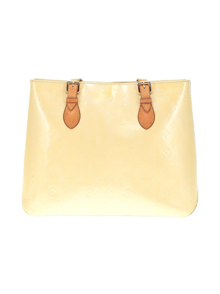 Louis Vuitton 100% Patent Leather Yellow Monogram Vernis Brentwood Perle One size - photo 1