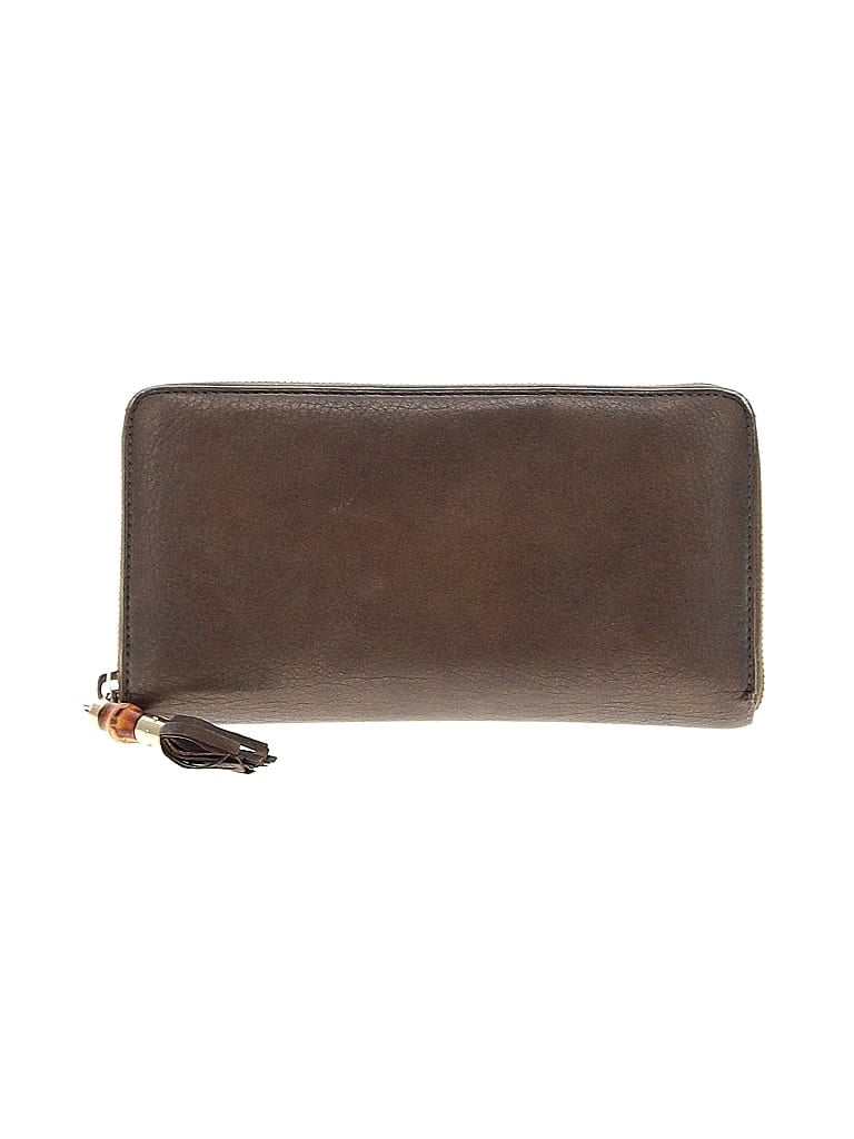Gucci 100% Leather Brown Leather Wallet One size - photo 1