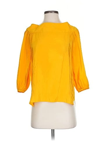 Amanda Uprichard 3/4 Sleeve Silk Top (view 1)
