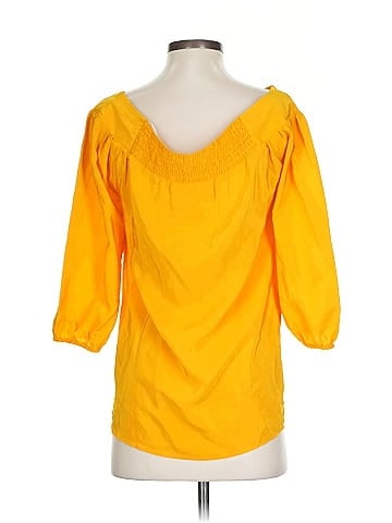 Amanda Uprichard 3/4 Sleeve Silk Top (view 2)