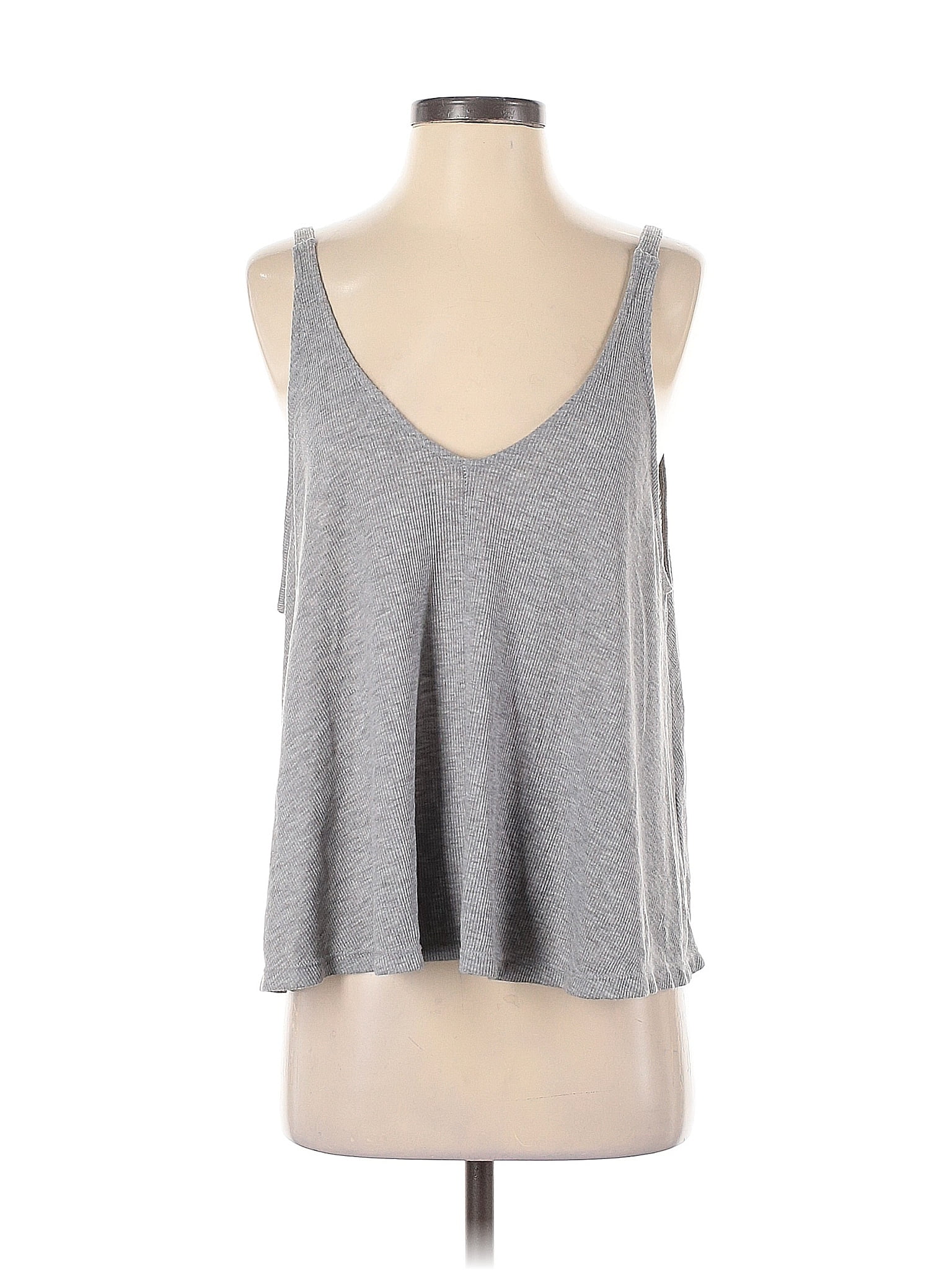 Intimately by Free People Gray Tank Top Size S