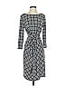 Ann Taylor Factory Houndstooth Gray Casual Dress Size S - photo 1