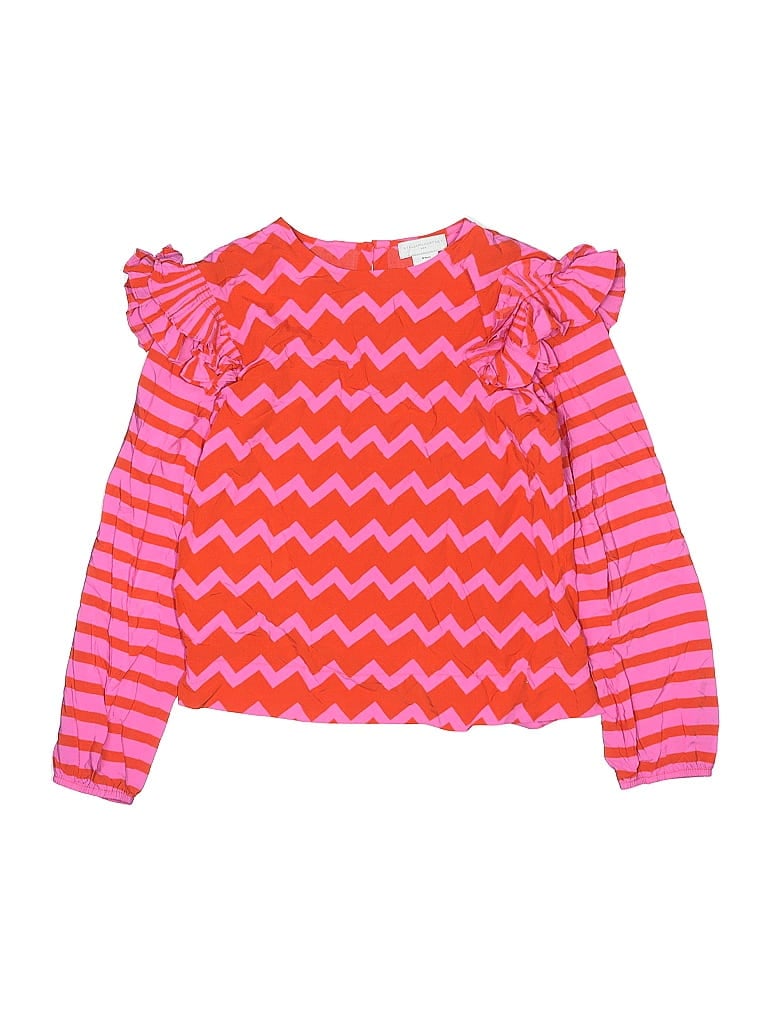 Stella McCartney Pink Long Sleeve Blouse Size 10 - photo 1