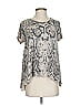 Highland Park Paisley Silver Tan Short Sleeve T-Shirt Size S - photo 1
