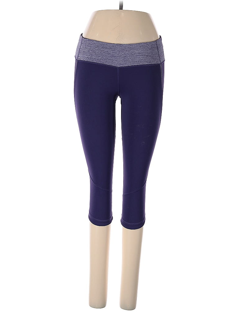 Pre-owned Lululemon Athletica Yoga Pants In Purple