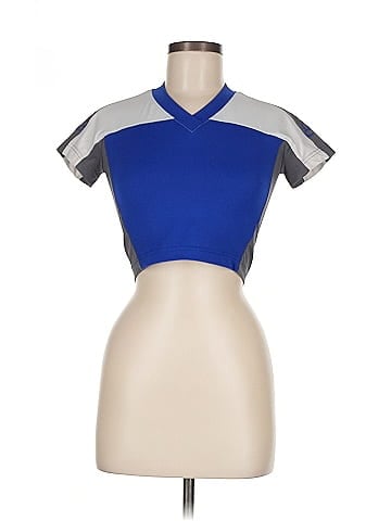 Fox Blue Active Top with Contrast (view 1)