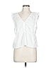 Xirena 100% Cotton White Sleeveless Blouse Size L - photo 1