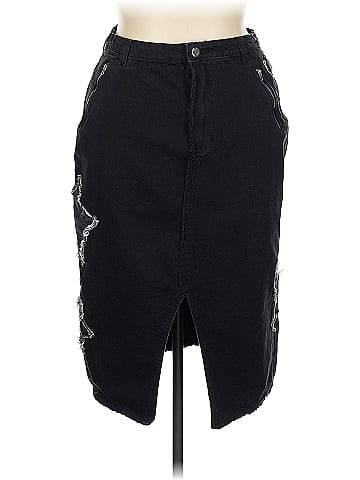 Daisy Street Denim Skirt (view 1)