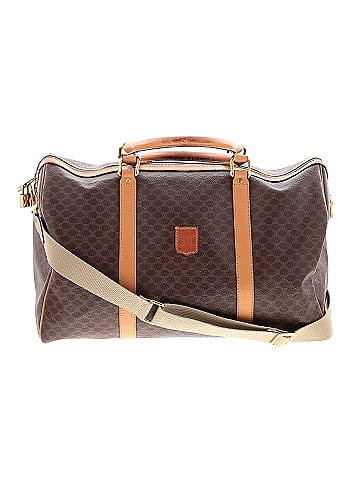 Céline Vintage Coated Canvas Macadam Weekender (view 1)