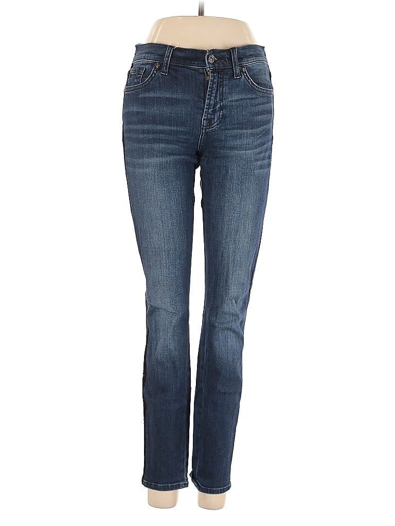 Pre-owned 7 For All Mankind Jeans In Blue