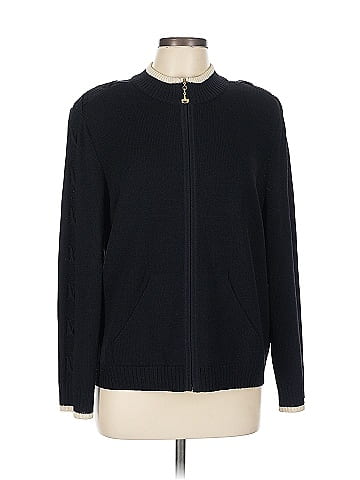 St. John Sport Wool Cardigan (view 1)