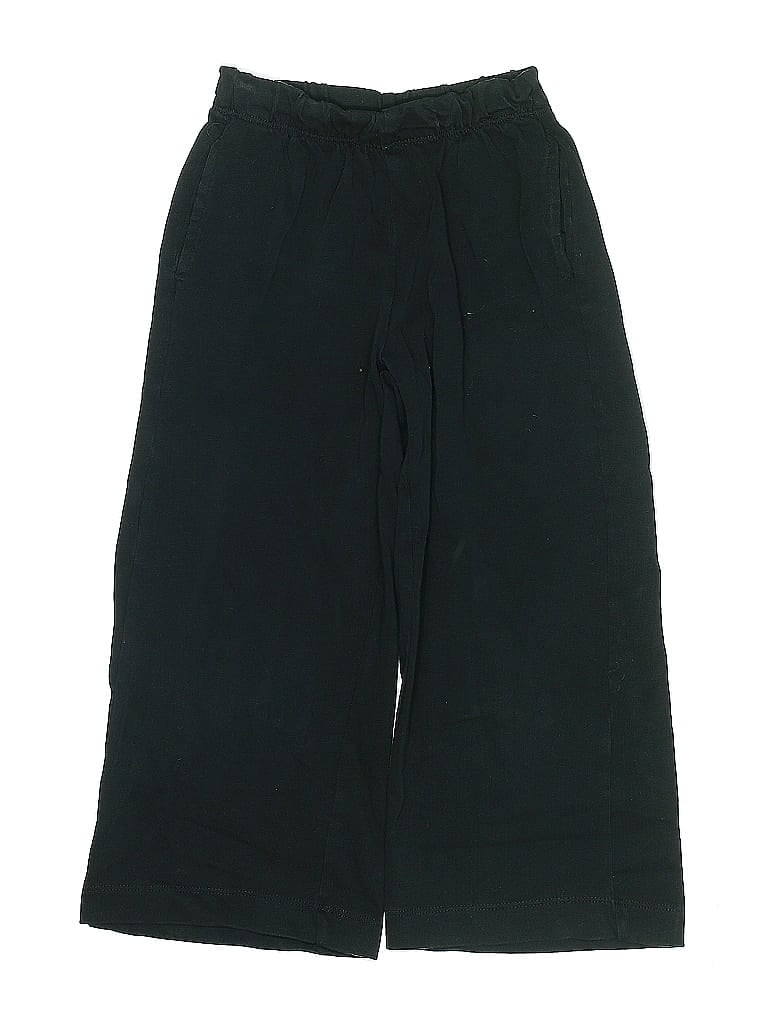 Zara Kids 100% Cotton Black Casual Pants Size 7 (big kids) - photo 1