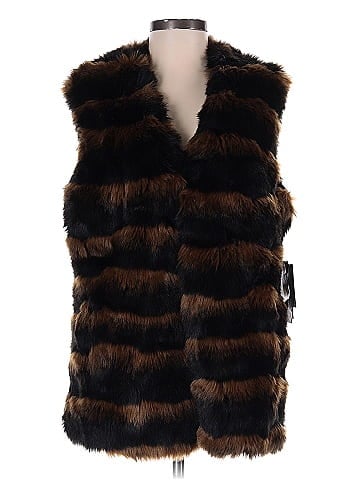 A by Adrienne Landau Faux Fur Vest (view 1)