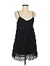 Entro Solid Black Casual Dress Size M - photo 1