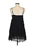 Entro Solid Black Casual Dress Size M - photo 2