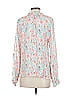 Roller Rabbit 100% Viscose Floral Pink Long Sleeve Blouse Size S - photo 2