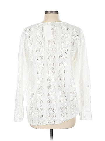 Christian Siriano New York White Broderie Anglaise Blouse Elegance (view 2)