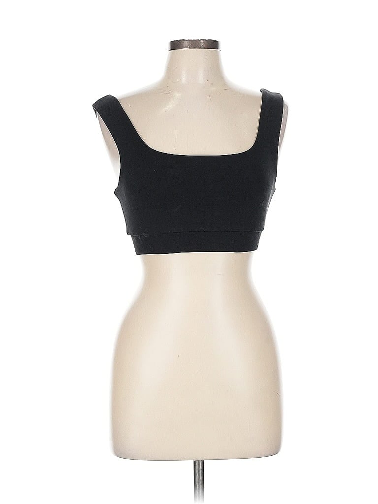 Pre-owned Nux Tube Top Black Strapless Neckline Tops